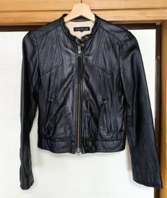 アーバンリサーチ ラムレザー ライダース 36 黒 S