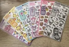 平成はっぴーフォン　新柄サンリオコンプリートセット　6点セット