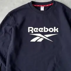 14291 Reabok リーボック ベクターロゴ プリント スウェット
