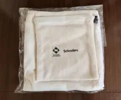 NISSAY×Schroders ポーチ付き フリース　ひざ掛け