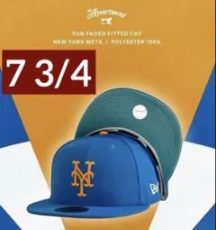 アパートメント ニューエラ メッツ SUN FADED FITTED CAP