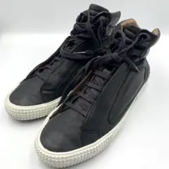 JIMMY CHOO　ハイカットスニーカー　レザー　ブラック　サイズ40