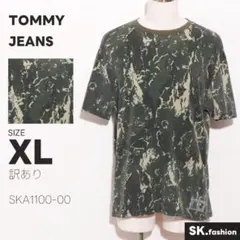 美品 TOMMY JEANS トップス Tシャツ　半袖　カモフラ柄　迷彩柄　刺繍のサムネイル