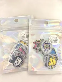 たまごっち　オーロラホログラムクリアフレークシール　セット