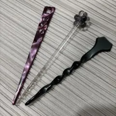 かんざし 3本セット まとめ髪 ヘアアクセサリー　浴衣　成人式　和装