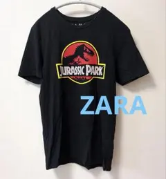 ZARA Jurassic Park Tシャツ ブラック Sのサムネイル