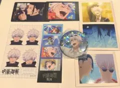 呪術廻戦 五条悟 夏油傑 証明写真風ステッカー ぱしゃこれ 缶バッジ