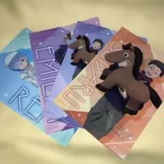 Re:ゼロから始まる異世界生活クリアファイル4種類コンプリート1セット計4枚