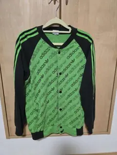 adidas ジャージ レディース グリーン/ブラック Mサイズ 古着