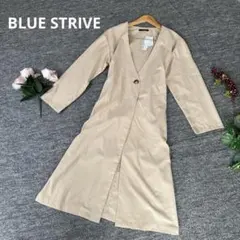 BLUE STRIVE ロング丈　ベージュ　コート　薄手　M