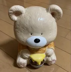 希少】サンリオ ぽんぽこ日記 陶器 貯金箱 ☆レトロ・たぬき・タヌキ
