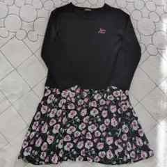 JENNI love 黒 ワンピース 長袖・サイズ150