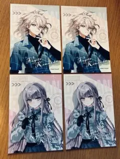 ダンガンロンパ ブロマイド　ローソンプリントＬ版４枚セット　狛枝・霧切