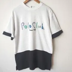 Polo Club vintage　バイカラー　センターロゴ　Tシャツのサムネイル