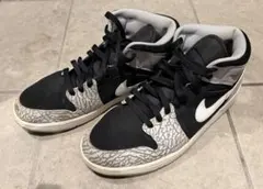 【中古】ナイキ エア ジョーダン1 ミッド SE エレファント トゥ 27.5