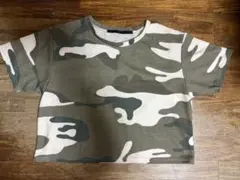 KBF 迷彩柄 クロップドTシャツのサムネイル