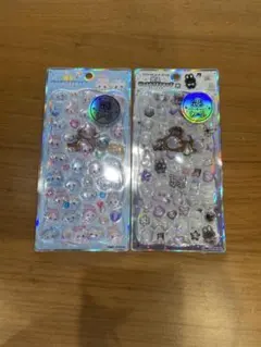 光るジュエルプチドロップ　ストーンつき　2枚KAMIO JAPAN 正規品