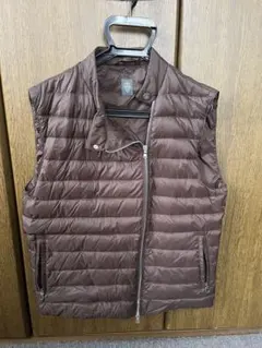 HERNOヘルノリバーシブルダウベストブラック×ライトベェージュイタリア