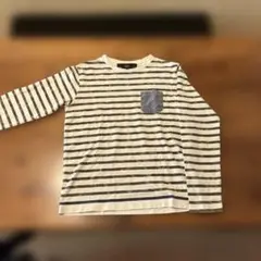 BEAMS HEART ストライプ（迷彩）ロングTシャツLサイズ