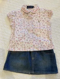 ラルフローレン　シャツ　70-80 半袖　ベビー　キッズ　ブラウス