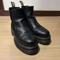 サイドゴアブーツ ブラック 厚底