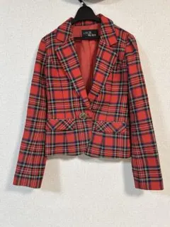 CECI McBEE レッドチェック ブレザー M