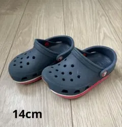 クロックスサンダル　ネイビー　14cm 6 7