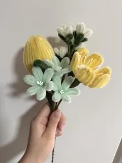 春のチューリップブーケ(ラベルエポック＆ウインダム)季節のお花切り花