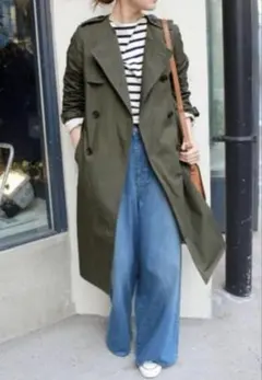 値下げ中 ◉SLOBEIENA トレンチコート オリーブ スプリングコート