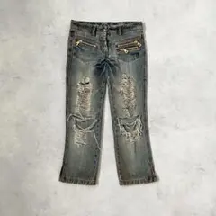 Y2K DOLCE&GABBANA ドルガバ クラッシュデニム 36のサムネイル