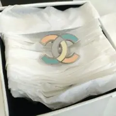 CHANEL ココマーク パステルカラーピンブローチ 未使用のサムネイル