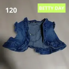 120　デニム　ジャケット　ベスト　BETTY DAY　上着