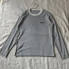 美品mont-bell モンベル　WIC.ボーダーロングスリープTシャツ　長袖