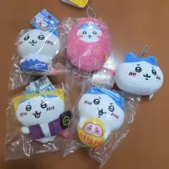 ちいかわ/ハチワレセット/ご当地マスコット/ガチャガチャ/5点セット