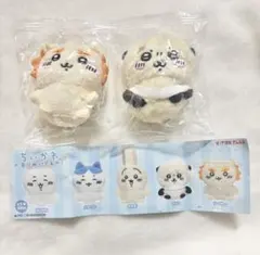 ちいかわ ガチャガチャ　お座りにぬいぐるみ