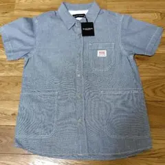 BLUE CROSS ストライプ 半袖シャツ 　140