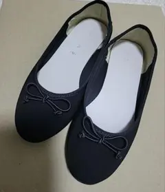 フラットシューズ ブラック M 23.0