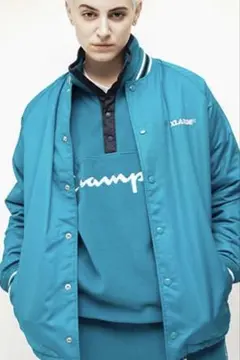【希少】Champion X-LARGE コラボ フリースジャケット