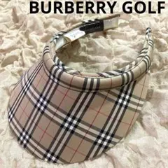 BURBERRY バーバリー ノバチェック サンバイザー 調整可能 ワンサイズ