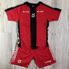 LZSB サッカーウェア レッド/ブラック 140