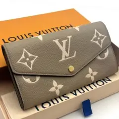 ルイヴィトン モノグラム バイカラー ポルトフォイユ サラ トゥルトレール