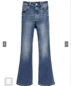 GRL ハイウエストフレアデニムパンツ cu498