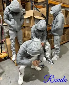 Syna World Trapstar トラップスター ダウンジャケット グレー