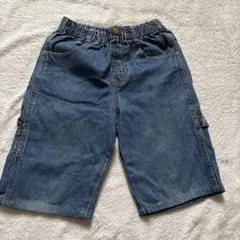 デニム ハーフパンツ ゴム入り 140cm