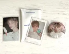 ACT:TOMORROW トレカ　フォトカード　缶バッジ　ヒュニンカイ