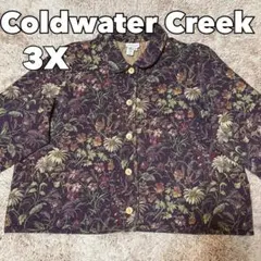 △Coldwater Creek△ゴブラン 3X vintage 古着 パープル