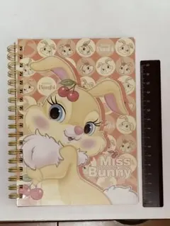 No.67 ミスバニー　ディズニー　平成　当時品　リングノート