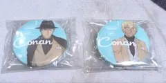 コナン 缶バッジ 2個セット