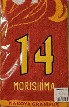 【新品未開封】名古屋グランパス　2025背番号タオルマフラー　#14