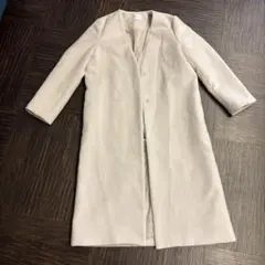 FRAY I.D ホワイト ロングコート サイズF